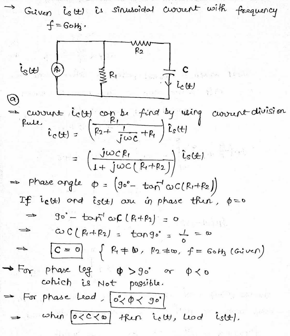 Electrical Engineering homework question answer, step 1, image 1